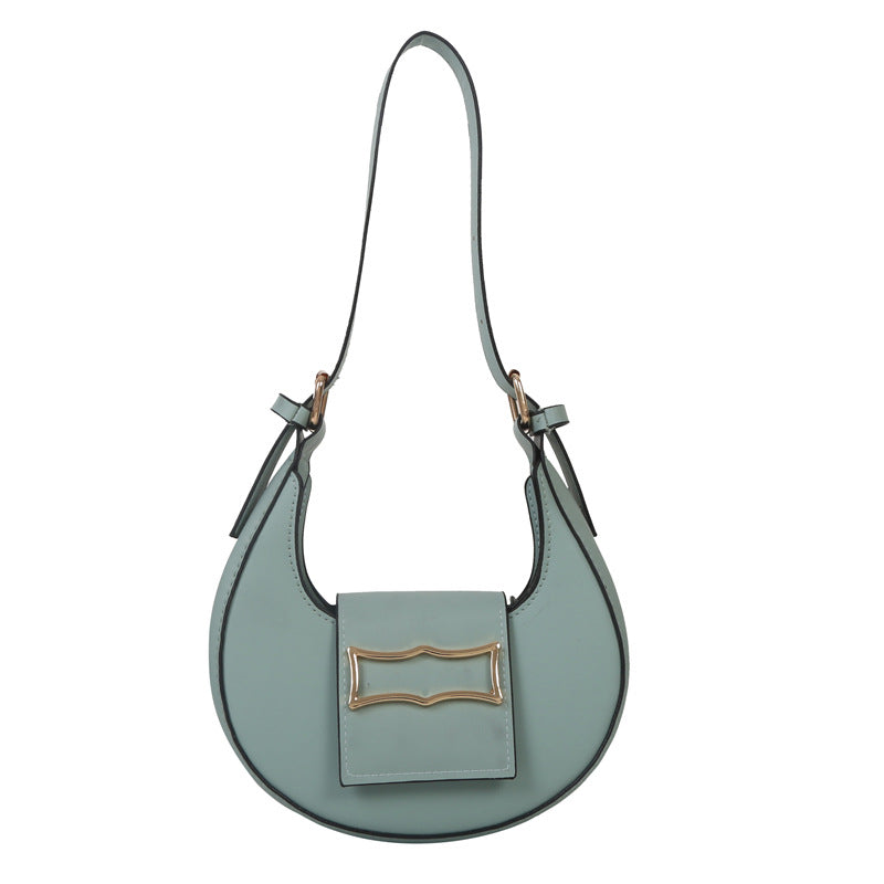 10 Colors Fashion Women Moon Shape Underarm Trend Shoulder Strap Dumpling Bag