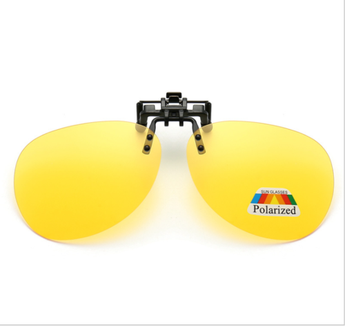 Unisex Polarized Clip On Flip up Sunglasses Driving glasses UV400 Protection