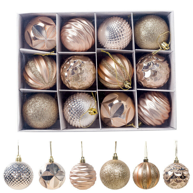 Christmas Tree Baubles Balls Fillable Xmas Tree Hanging Balls Party Gift Pack