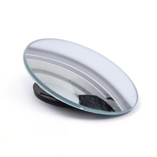 Blind Spot Car Round Mirror 2pcs Wide Angle Adjustable Rear Side Conves View