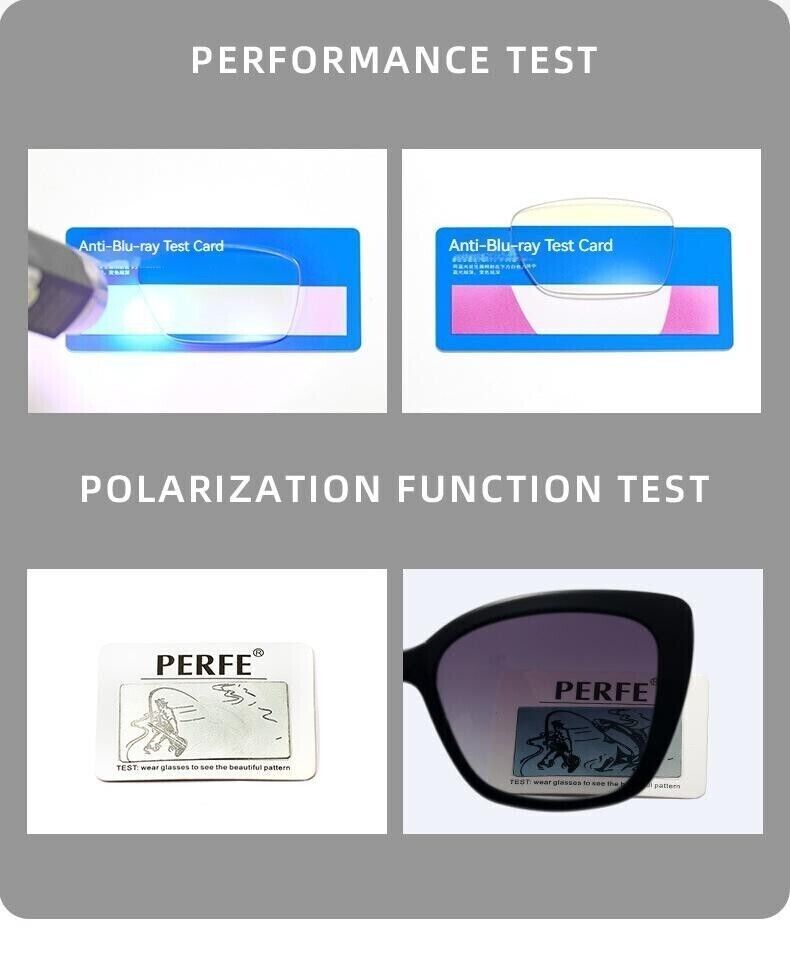 Women's UV400 Polarised Antiblue Light Magnetic Glasses Clips Sunglasses Set