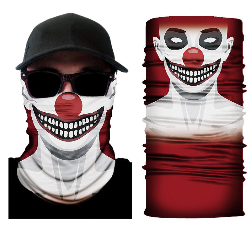 Biker Motorcycle Cycling Face Mask Shield Protective Neck Tube Scarf Headband