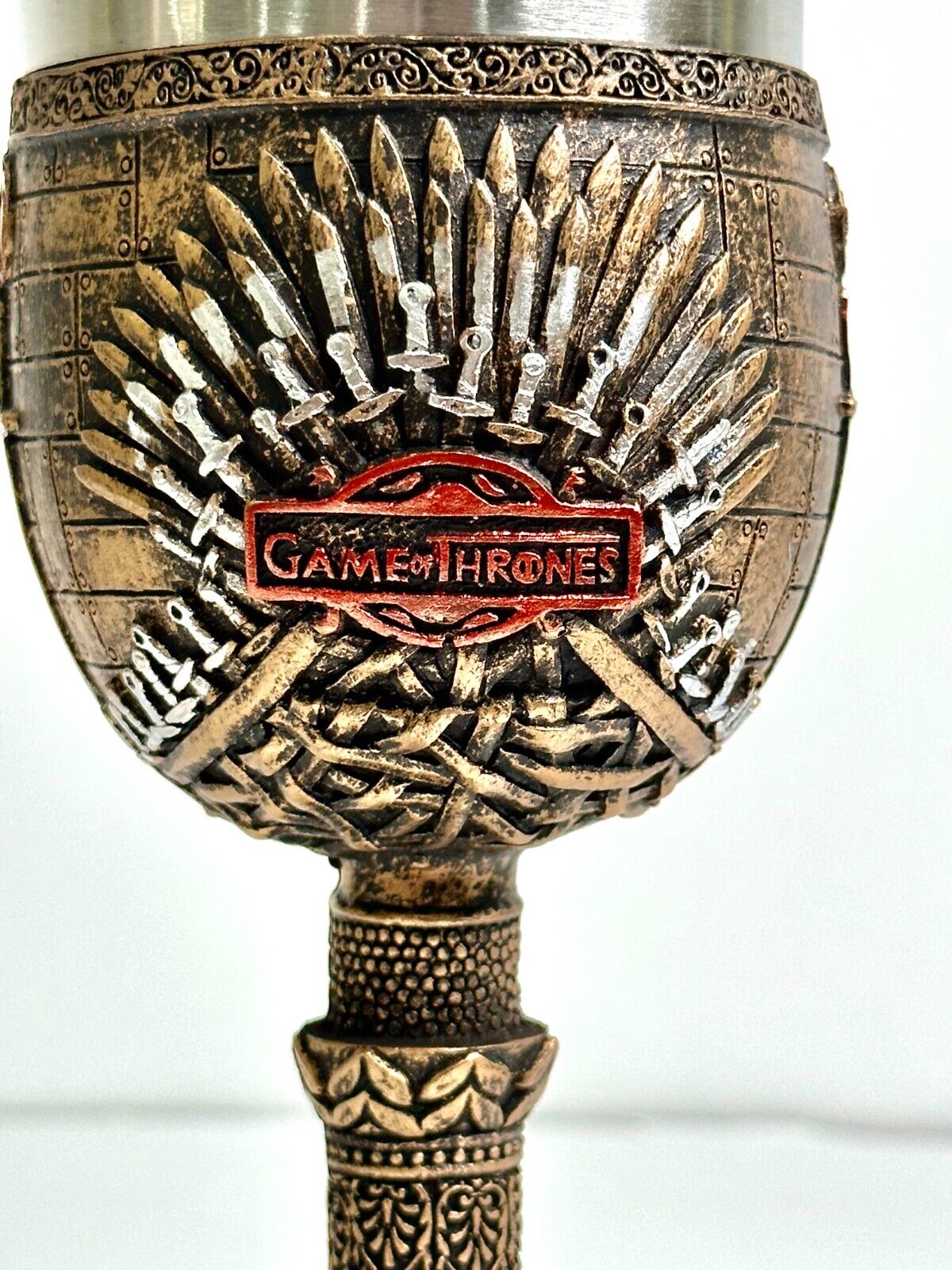 Creative Stainless Steel Mark Water Coffee Tall Cup Ice And Fire Game Cup Bottle