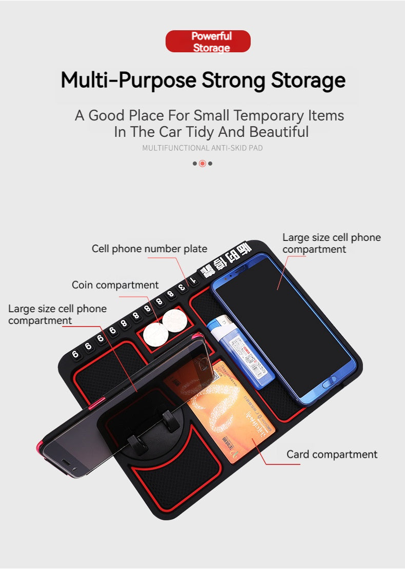 Anti Skid Car Pad Mobile Phone Holder Dashboard Mount Mat Non Slip Grip Stand