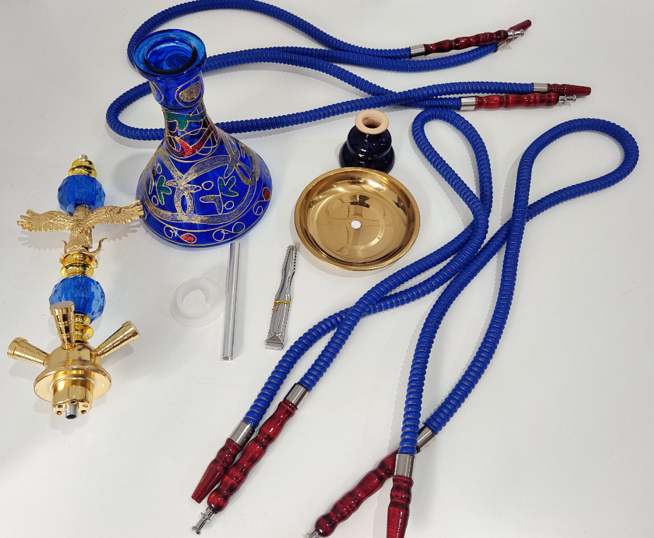 Handmade Traditional Gift Eagle Eiffel Tower Shisha Double or Four Hose Hookah