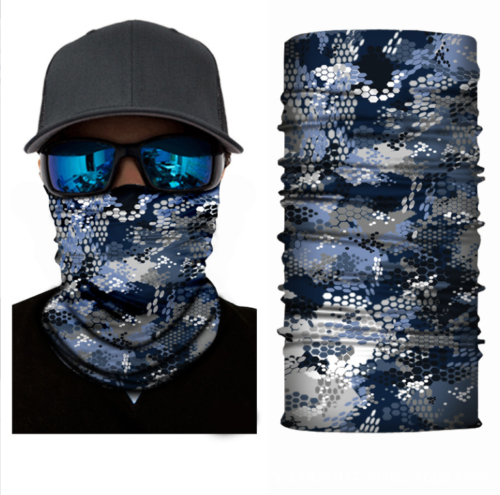 Cycling Camouflage Neck Gaiters Bandanas Fabric Motorcycle Face Masks Sunscreen