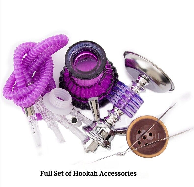Handmade Traditional Collectible Gift Premium 2 Hose Shisha Hookah Complete Set