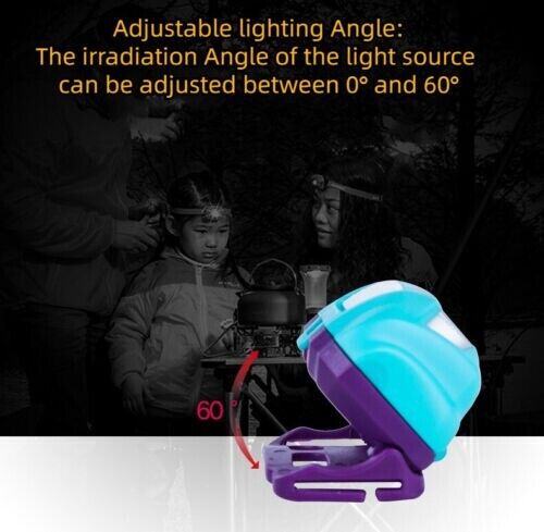 Children's Outdoor Headlights Children's Waterproof Adjustable LED Headlight