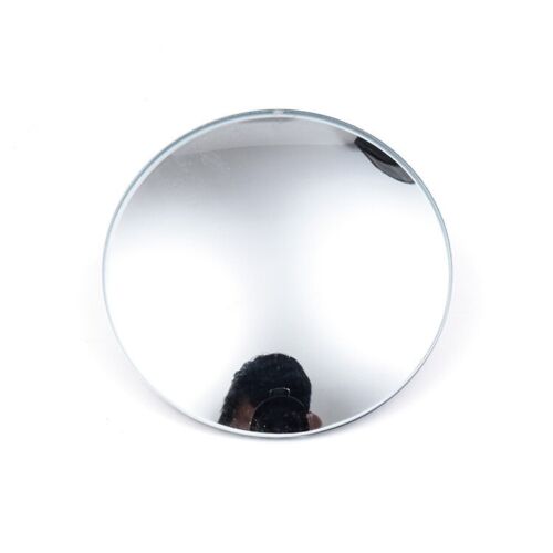Blind Spot Car Round Mirror 2pcs Wide Angle Adjustable Rear Side Conves View