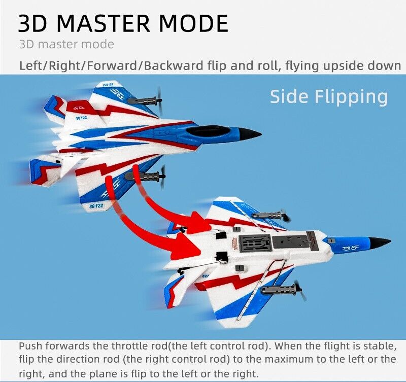 Aerobatic Fighter SG-F22 Aeromodelling Fixed Wing Toys Remote Control Aircraft