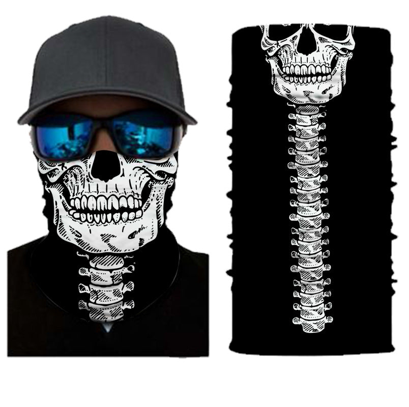 Biker Motorcycle Cycling Face Mask Shield Protective Neck Tube Scarf Headband