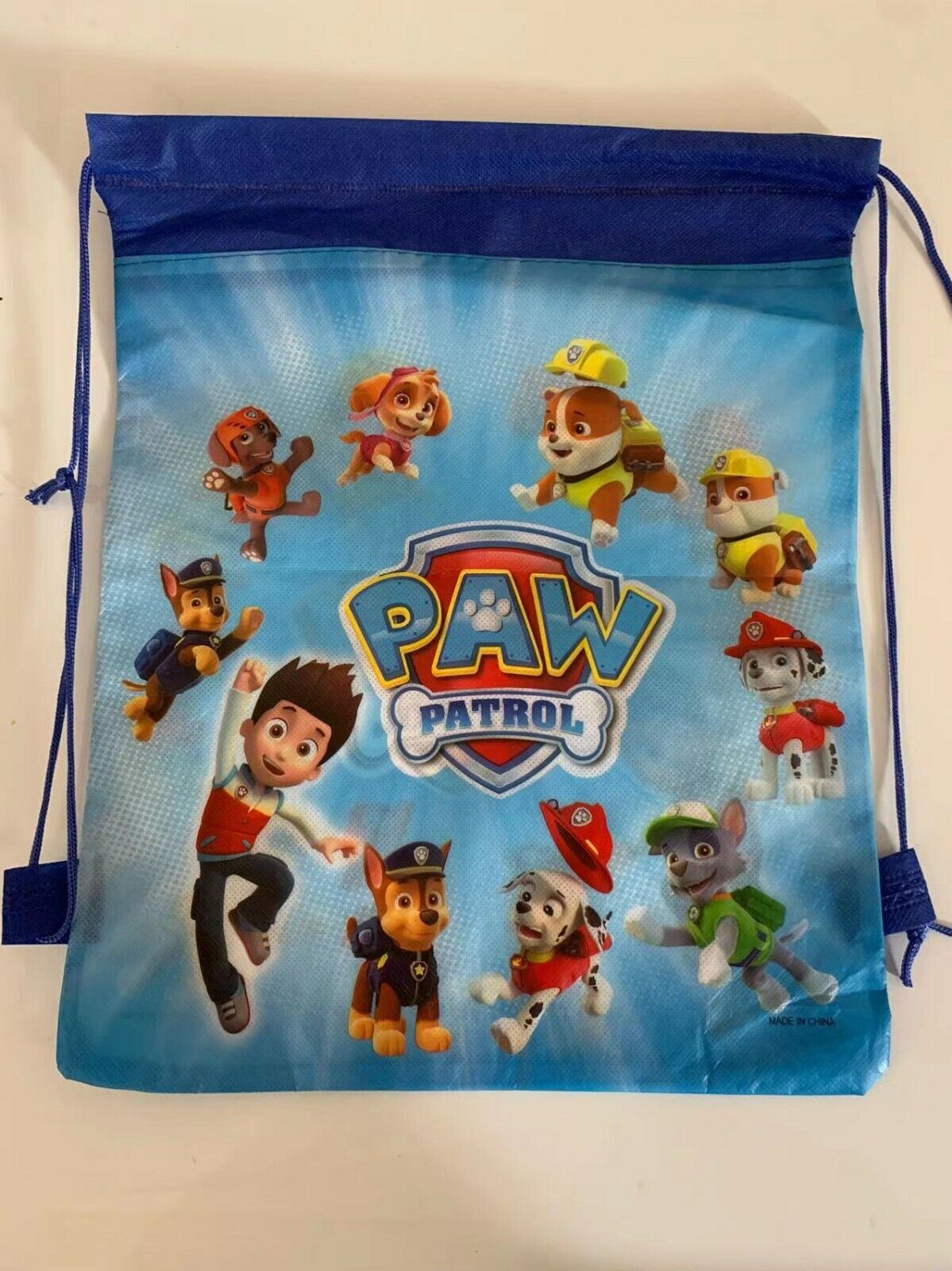 New Cartoon Drawstring Bag Library Girls Boys School Bag children kids Backpack