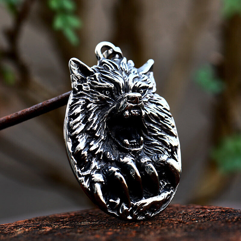 Unisex Mix Theme Retro Pendant Punk Vintage Totem Engle Hawk Biker Necklace
