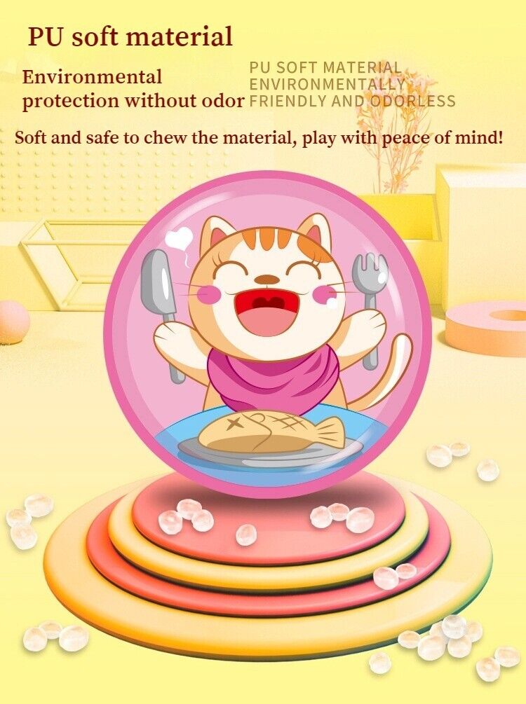 Children's Sports Frisbee PU Soft Rubber Flying Discs Hand Thrown Boomerang Toys