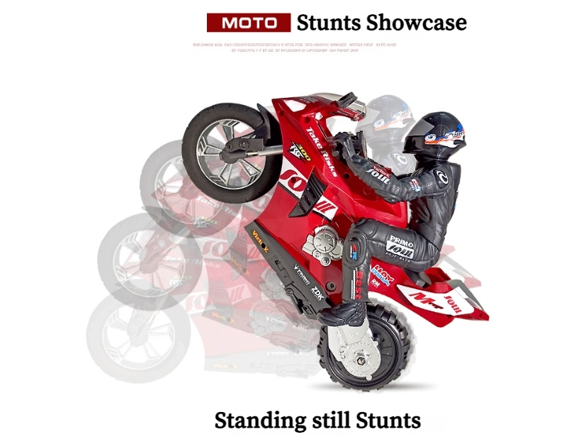 RC Self-Balancing Motorcycle Stunt Stand Remote Control Drift Motorbike Boy Gift