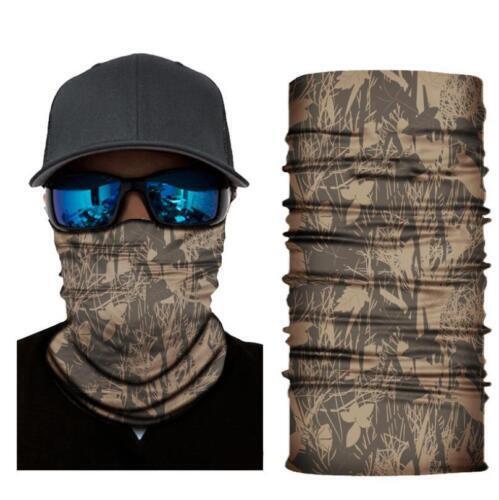 Cycling Camouflage Neck Gaiters Bandanas Fabric Motorcycle Face Masks Sunscreen