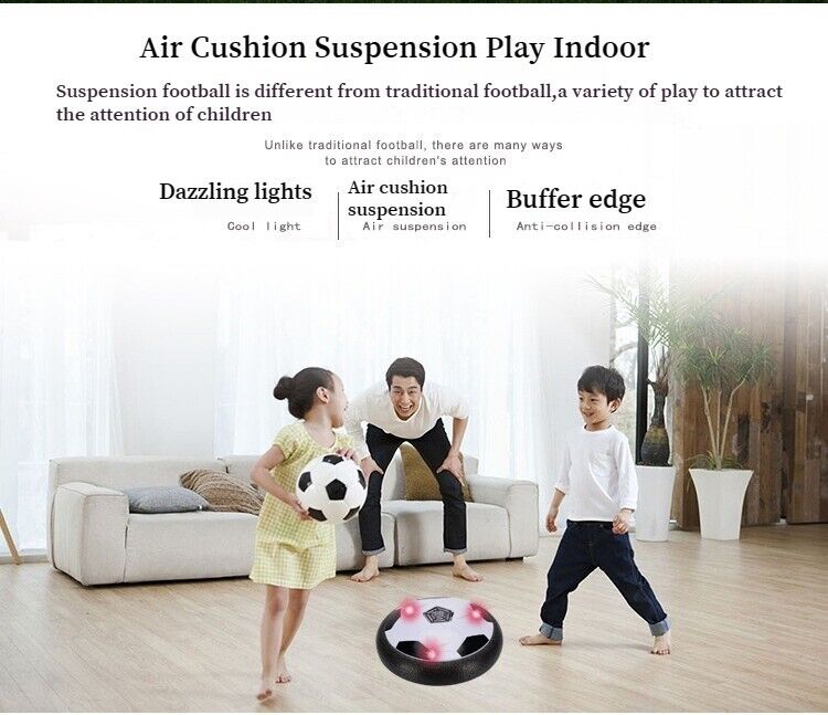Children's Electric Toys Air Cushion Levitation Led Lights Soccer Ball Indoor