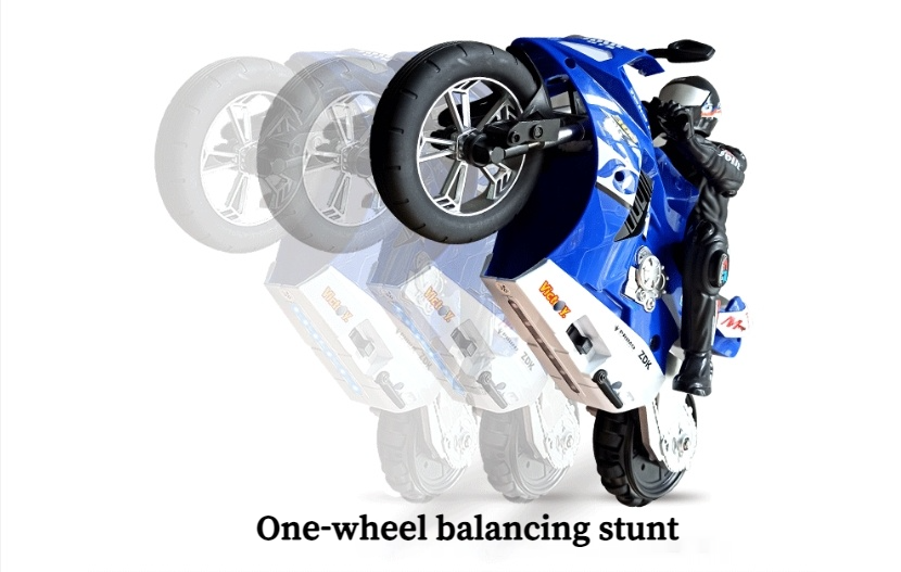 RC Self-Balancing Motorcycle Stunt Stand Remote Control Drift Motorbike Boy Gift
