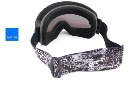 Unisex Anti-fog Sunglass Columnar Double Layer UV Protective Ski Snow Goggles