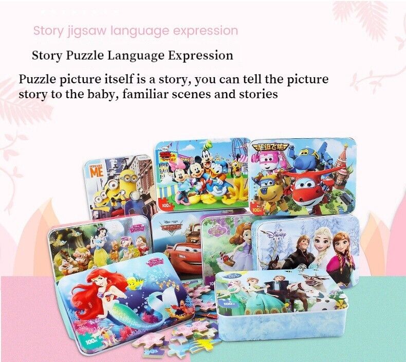60 Pieces Jigsaw Puzzles Cartoon Frozen Puzzle Pieces Best Kids Gifts Toy