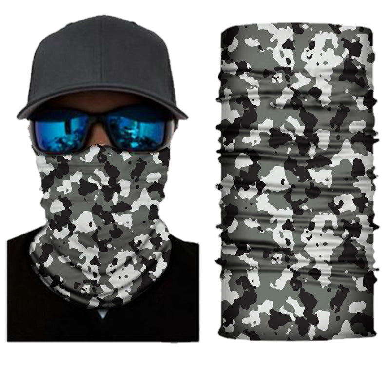 Camouflage Neck Gaiters Bandanas Fabric Cycling Motorcycle Fashion Face Masks