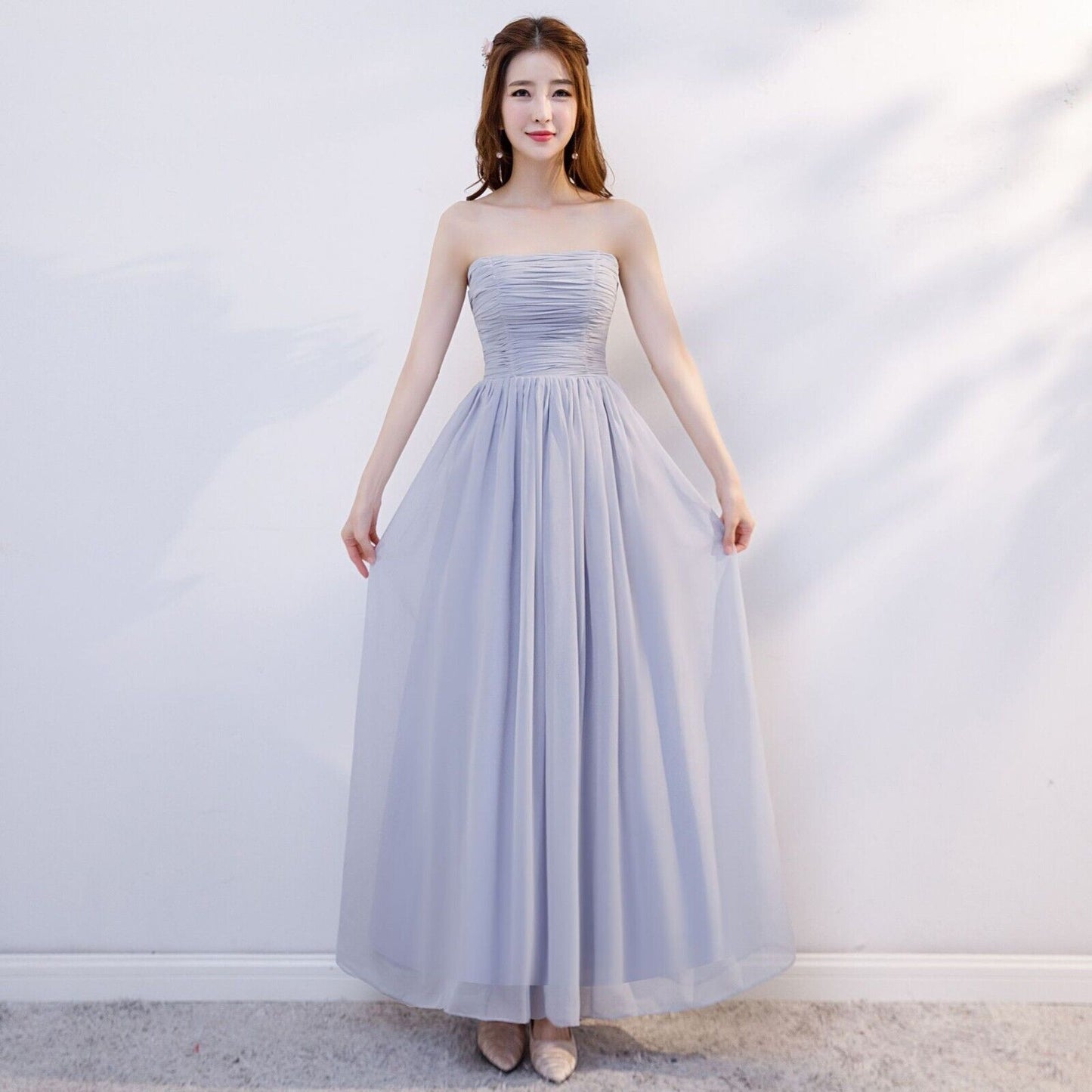 Women Fashion Evening Wedding Long Maxi Cocktail Prom Bridesmaid Ball Gown Dress