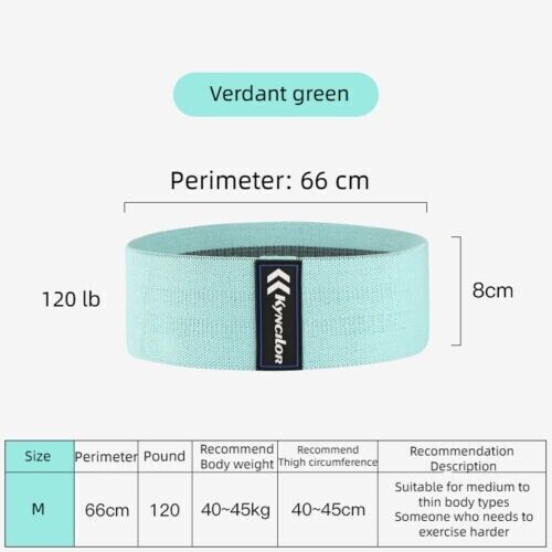 Women's Fitness Yoga Squat Sports Bandage Hip Training Aid Nonslip Elastic Band