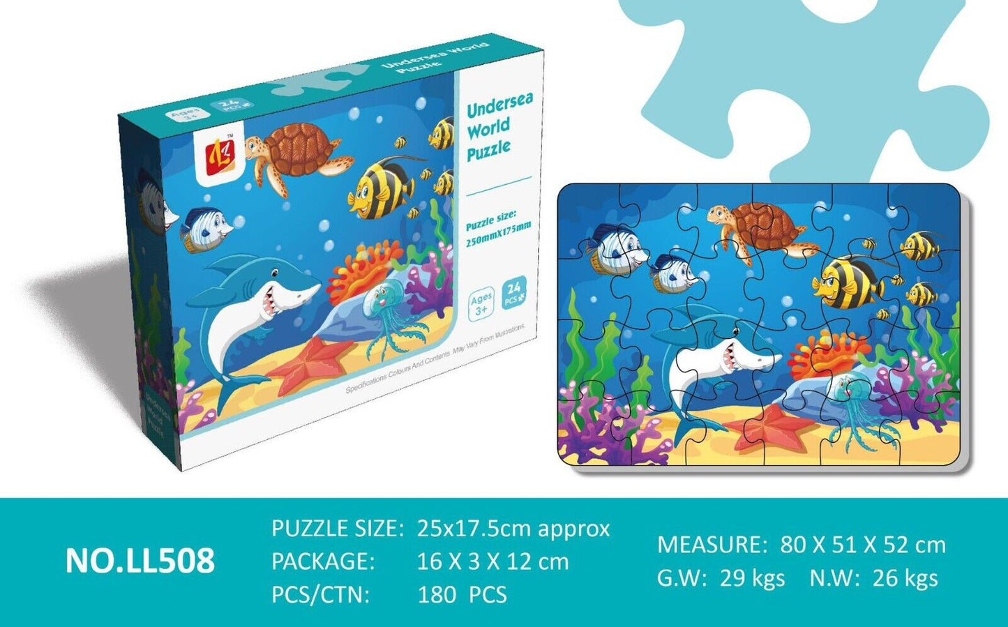 24PCS Puzzle Stickers Animal Picture Frame Painting Mini Challenge Toys Gifts