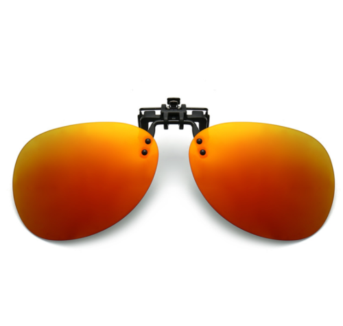 Unisex Polarized Clip On Flip up Sunglasses Driving glasses UV400 Protection