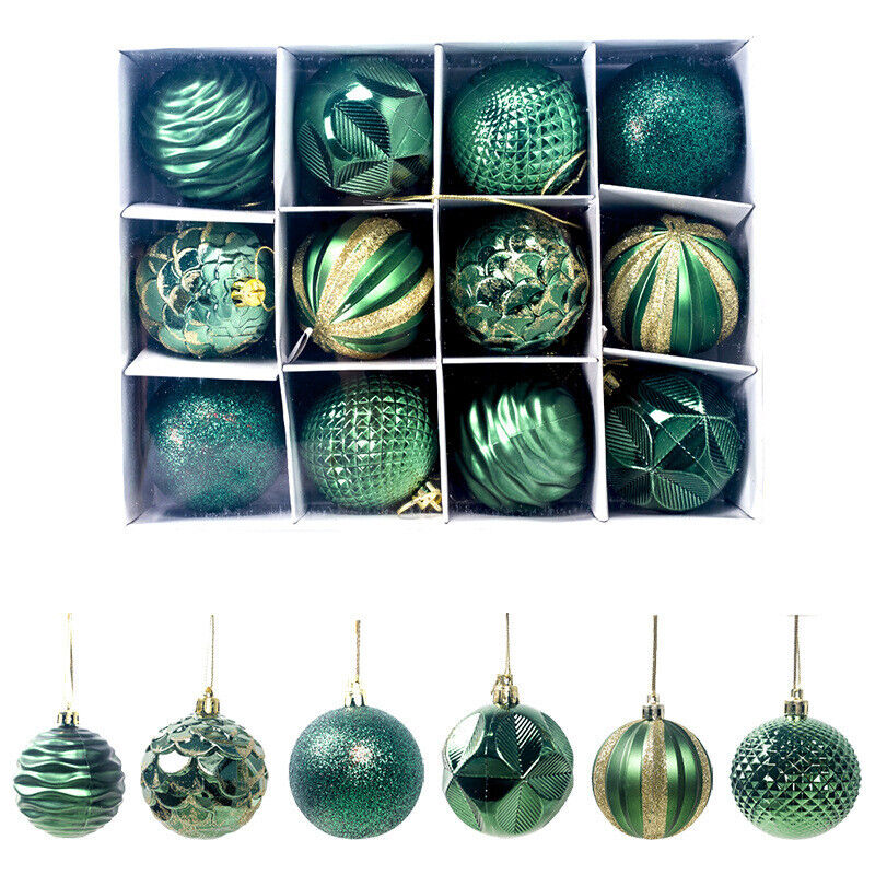 Christmas Tree Baubles Balls Fillable Xmas Tree Hanging Balls Party Gift Pack