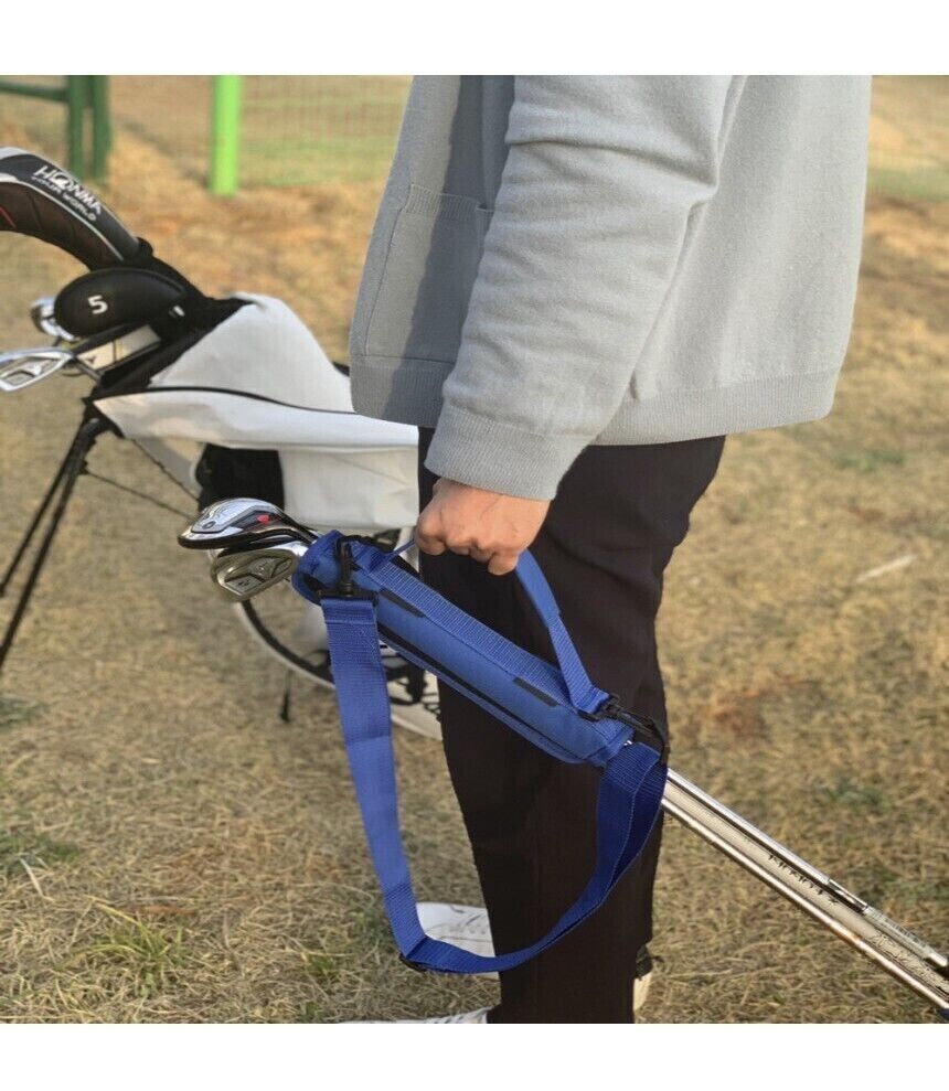 Portable Foldable Lightweight Golf Club Bag Lithe Travel Shoulder Handheld