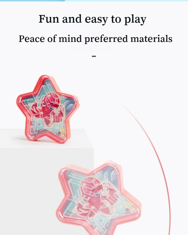 Educational Toys Children's Palm Labyrinth Ball Mini Games Pentagram Animals