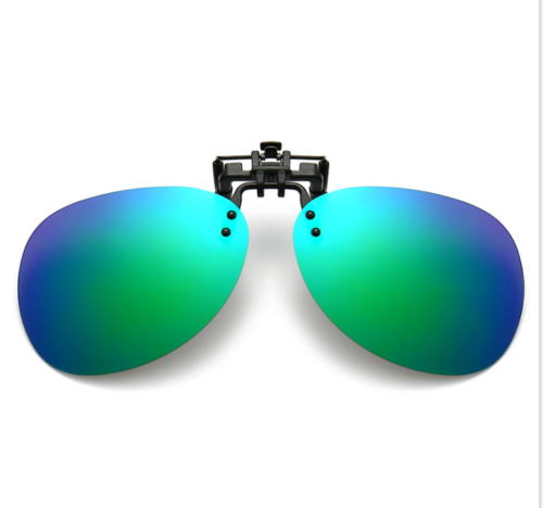 Unisex Polarized Clip On Flip up Sunglasses Driving glasses UV400 Protection