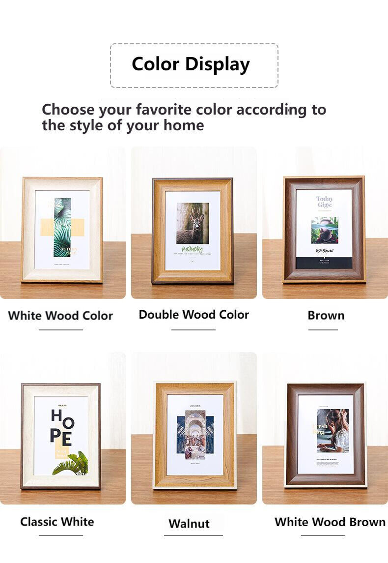 Beauty Literary Gallery Fashion Creative Picture Photo Frame Hang On Put 2 Ways