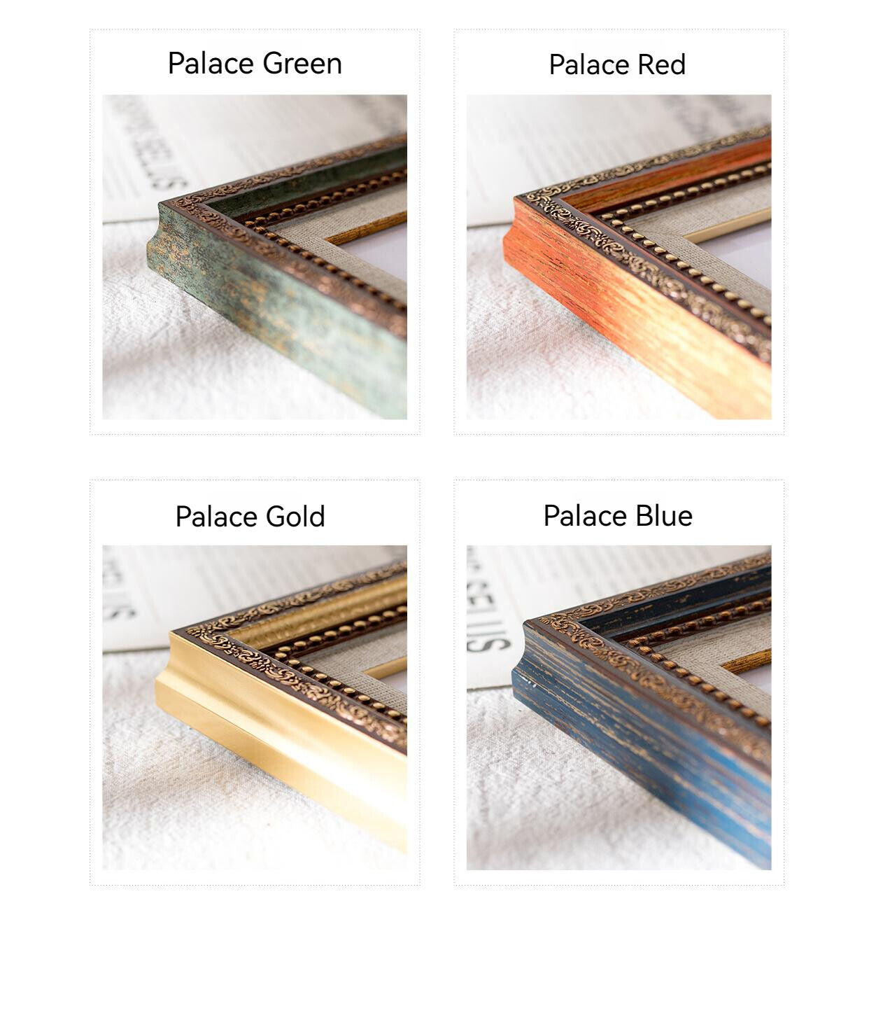 Simple Beauty Decoration Retro Table Setting Wall Hanging Gallery Photo Frame