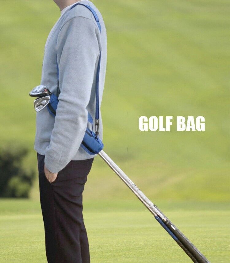 Portable Foldable Lightweight Golf Club Bag Lithe Travel Shoulder Handheld