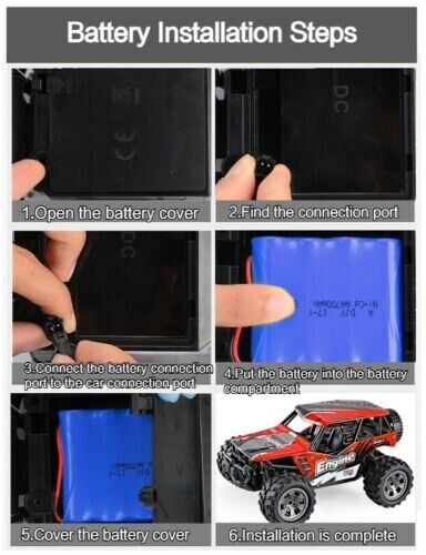 High Speed Off Road 1:18 2.4GHz Vehicle Remote Control Electric Car Toy Boy Gift