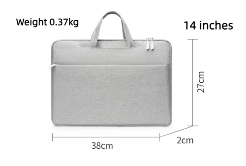 Unisex Lightweight Large Capacity Laptop Bag Travel Waterproof Briefcase 4 Color
