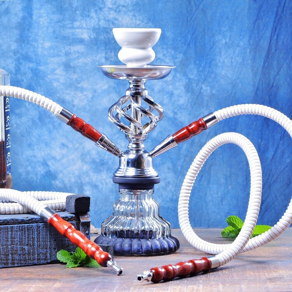Traditional Gift Collectible One Size 2 Hose Premium Shisha Hookah Complete Set
