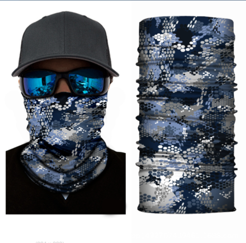 Cycling Camouflage Neck Gaiters Bandanas Fabric Motorcycle Face Masks Sunscreen