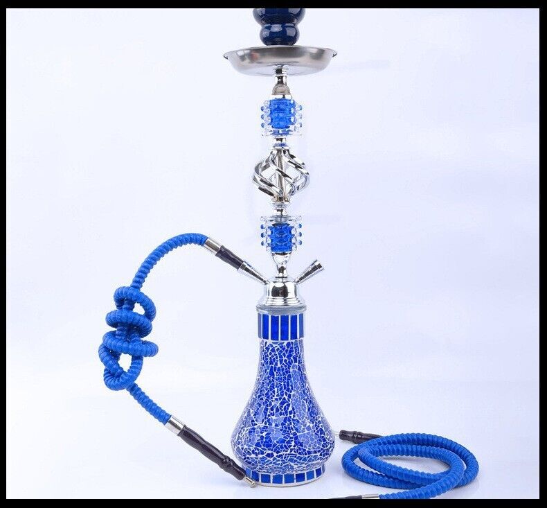 Traditional Collectible Gift Premium Glass Eagle Shisha Hookah Complete Set