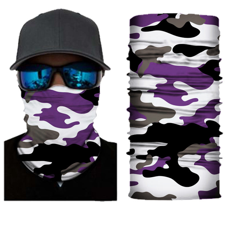 Camouflage Neck Gaiters Bandanas Fabric Cycling Motorcycle Fashion Face Masks