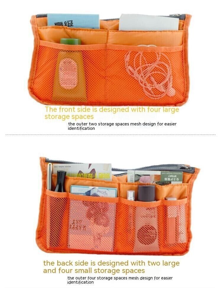 Thickened Multi-function Large Capacity Makeup Bag Toiletry Double Zipper Bag