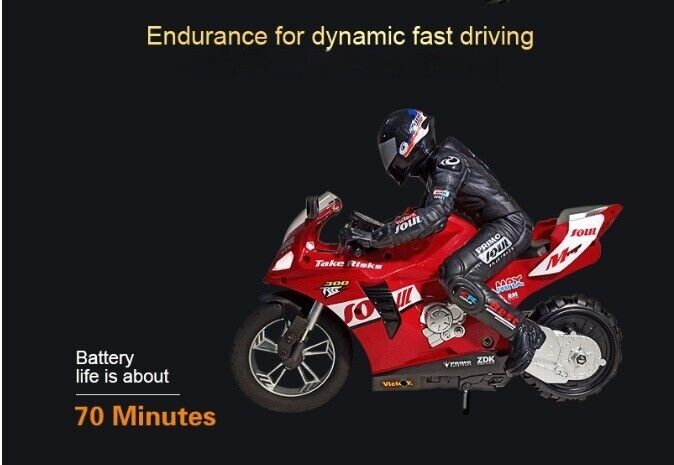 RC Self-Balancing Motorcycle Stunt Stand Remote Control Drift Motorbike Boy Gift