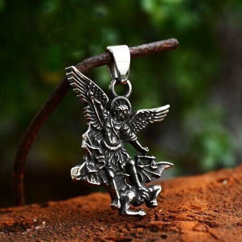 Unisex Mix Theme Stainless Steel Pendant Retro Viking Titanium Punk Necklace