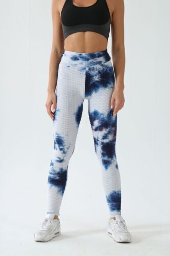 Women Yoga Quality Honeycomb Soft Leggings Hight Waist Pants Fitness Sports
