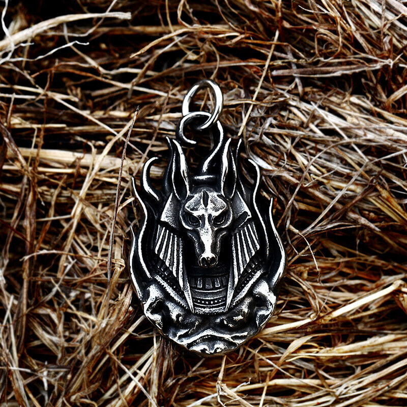 Unisex Mix Theme Retro Pendant Punk Vintage Totem Engle Hawk Biker Necklace