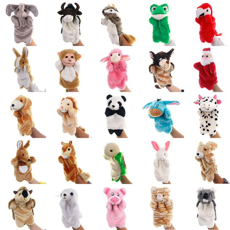 Plush Toy Family Parent-child Cloth Hand Puppet Doll Kindergarten Story Props
