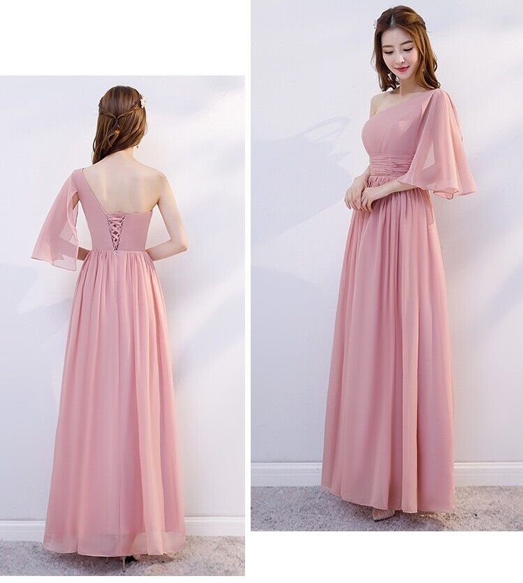 Women Fashion Evening Wedding Long Maxi Cocktail Prom Bridesmaid Ball Gown Dress