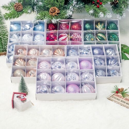 Christmas Tree Baubles Balls Fillable Xmas Tree Hanging Balls Party Gift Pack